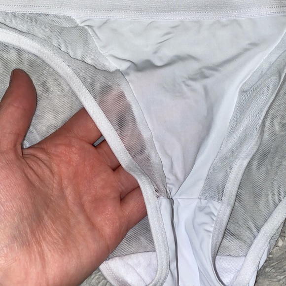 3 Pack mesh panties (black, nude, white) brand new just too small! - Picture 4 of 4